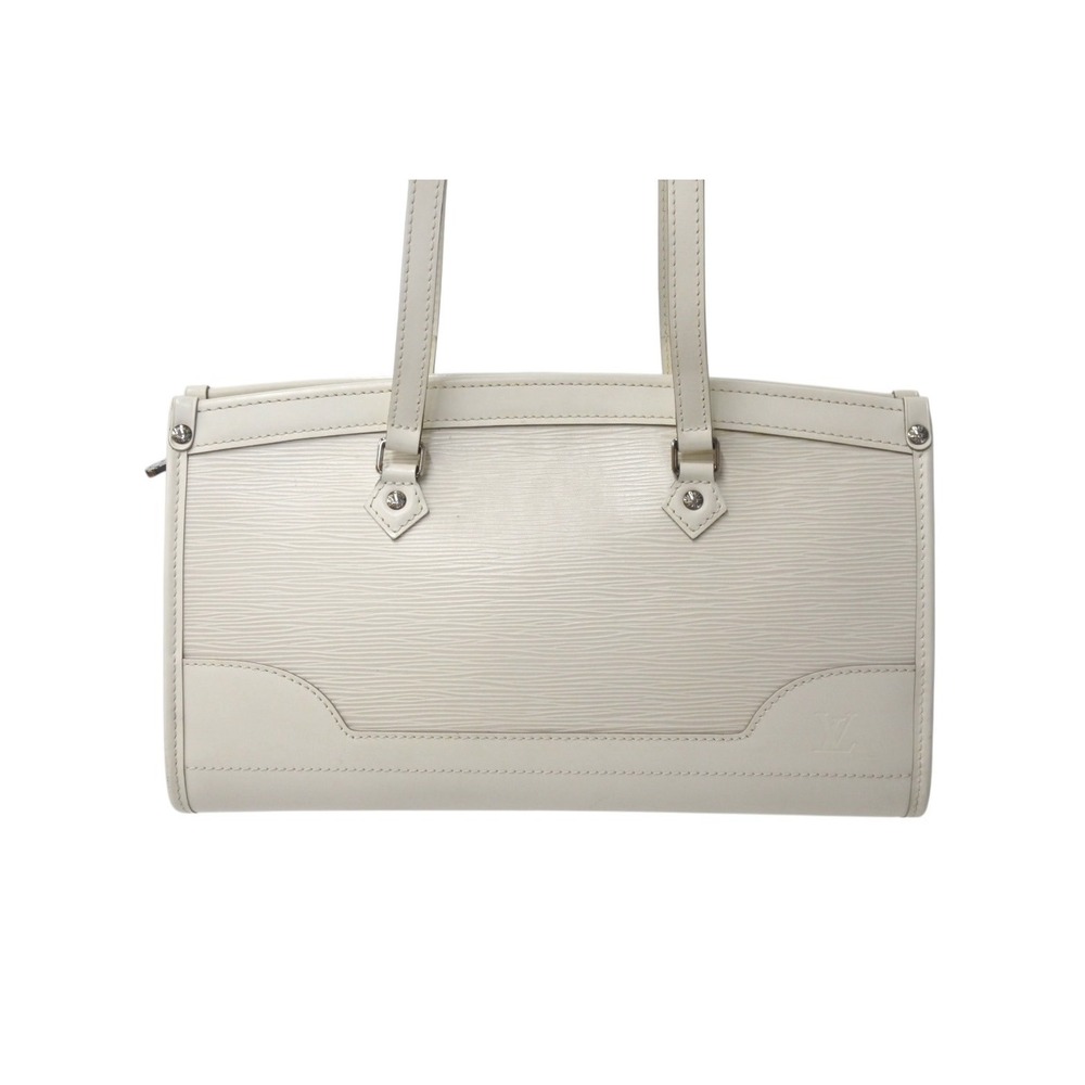 Louis Vuitton Handbag Epi Leather White Madeleine